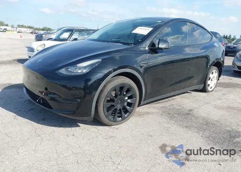 2021 Tesla Model Y Long Range Dual Motor All-Wheel Drive from USA, damaged, VIN 5YJYGDEE6MF189836